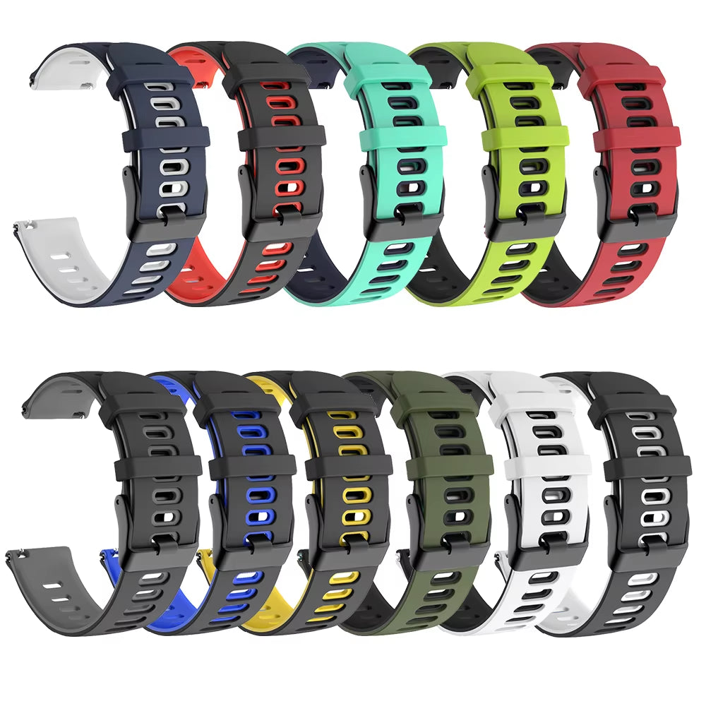 Silicone 22 20Mm Watch Strap for WATCH GT 4 Pro 46Mm Band GT 3 SE 2 42Mm HONOR Magic Watch4 GS 3 Pro Replacement Bracelet